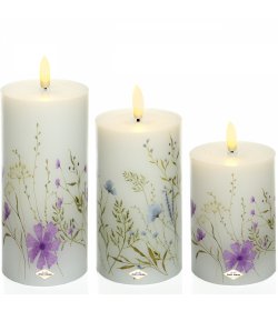 Świeca LED KWIATY 25 / PHN MIX