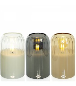 Świeca wkład LED szklana 14 / 25 / PHN 12,5cm