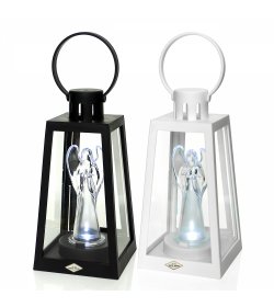 Znicz latarenla LED z ANIOŁKIEM